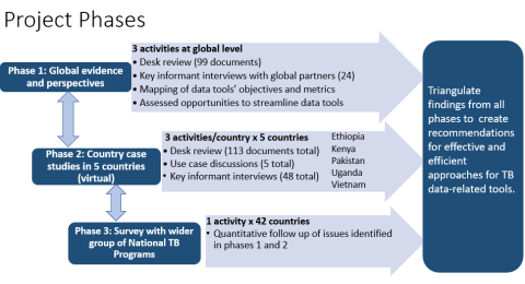 A graphic that is titled "Project Phases"